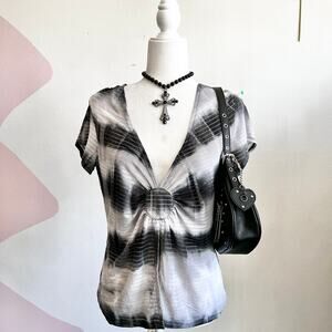 Y2K Mesh Top, 2000s, Vintage,‎ Bimbo, Medium, Grunge, Vintage, Alt